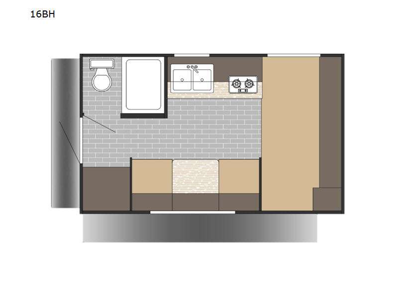 2025 Sunlite 16BH floor plan