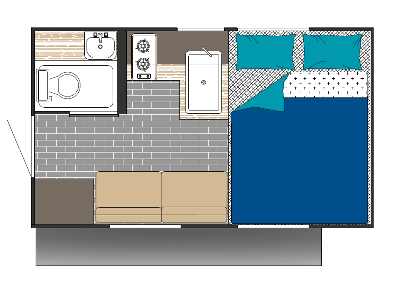 2025 Sun Trek 700 floor plan