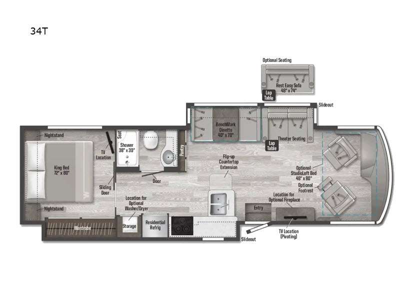 2025 Forza 34T floor plan