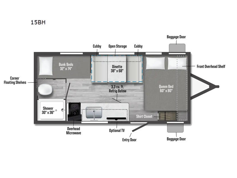 2025 Access 15BH floor plan