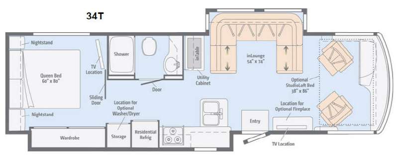 2014 Solei 34T floor plan