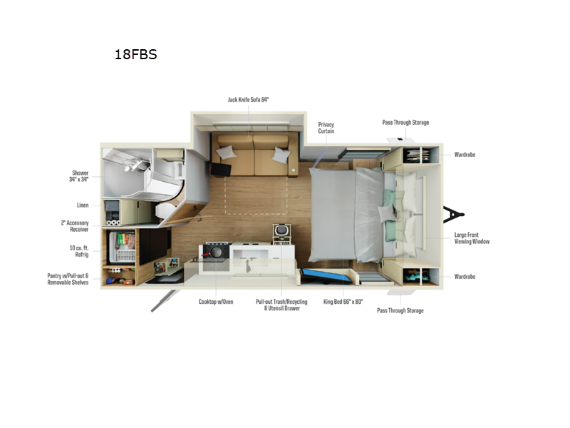 2026 Thrive 18FBS floor plan