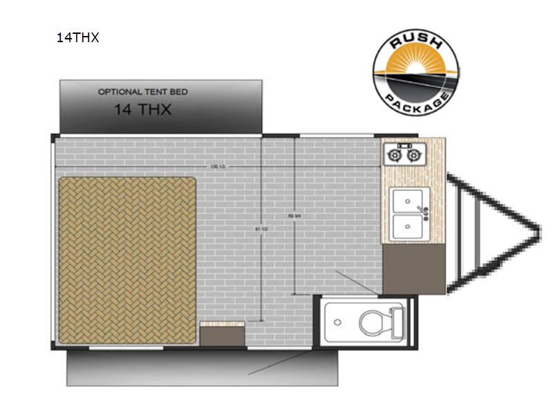 2026 Sunlite 14THX floor plan