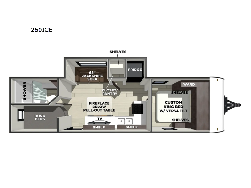 2026 Salem 260ICE floor plan