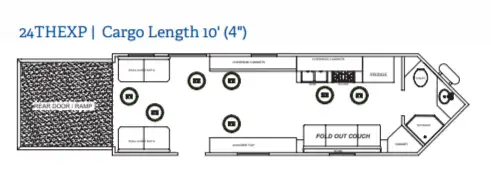 2026 Glacier 24TH RV EXPLORER floor plan