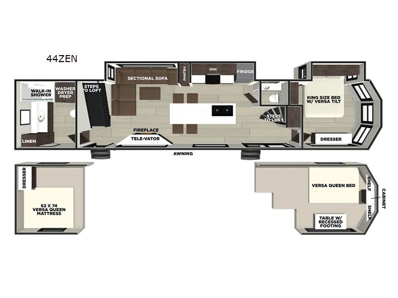 2026 Salem 44ZEN floor plan