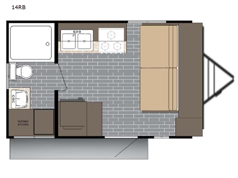 2026 Sunlite 14RB floor plan