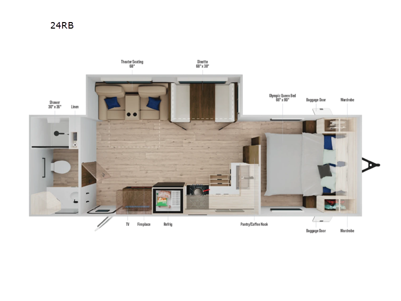 2026 Access 24RB floor plan