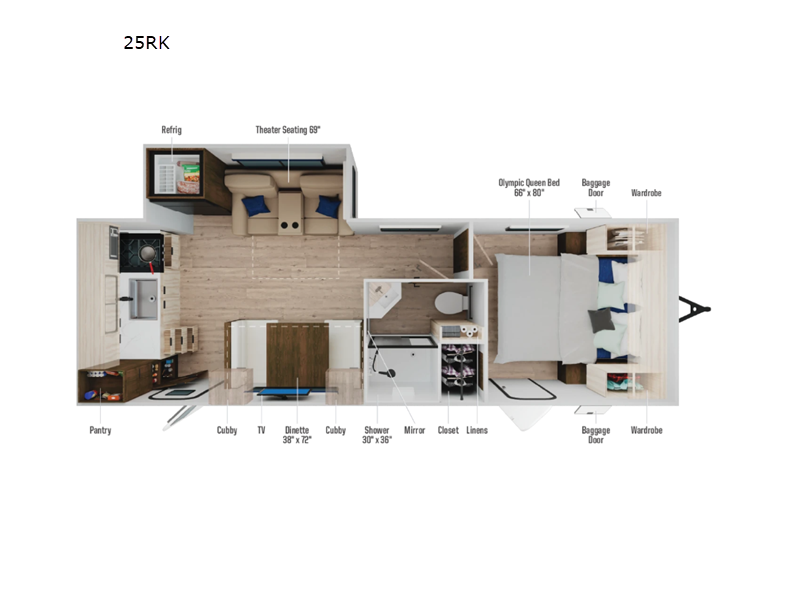 2026 Access 25RK floor plan