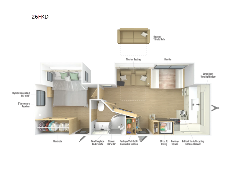2026 Thrive 26FKD floor plan