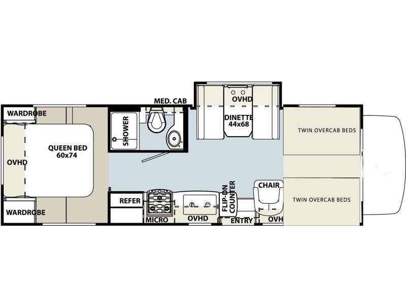 2023 Forester 2651CDW floor plan