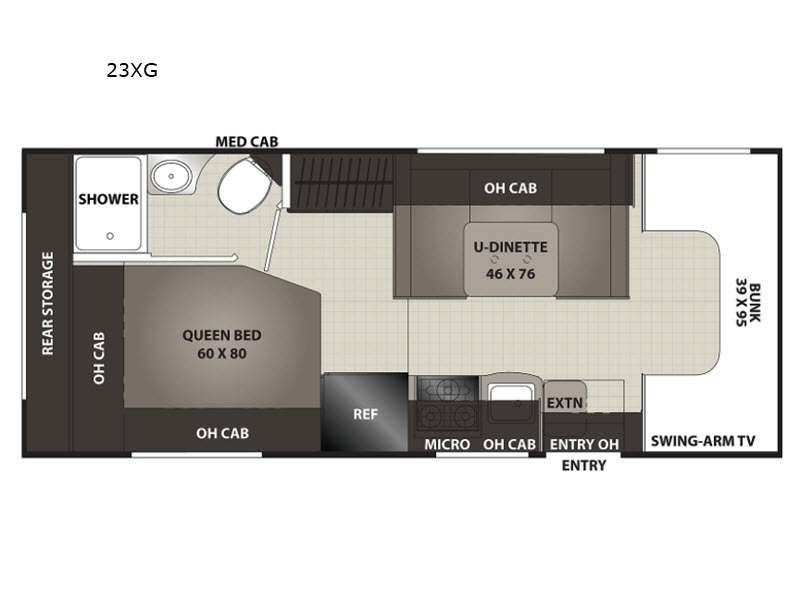 2022 Cross Trail XL 23XG floor plan