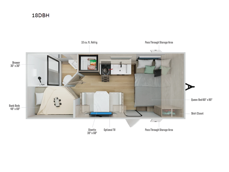 2026 Access 18DBH floor plan