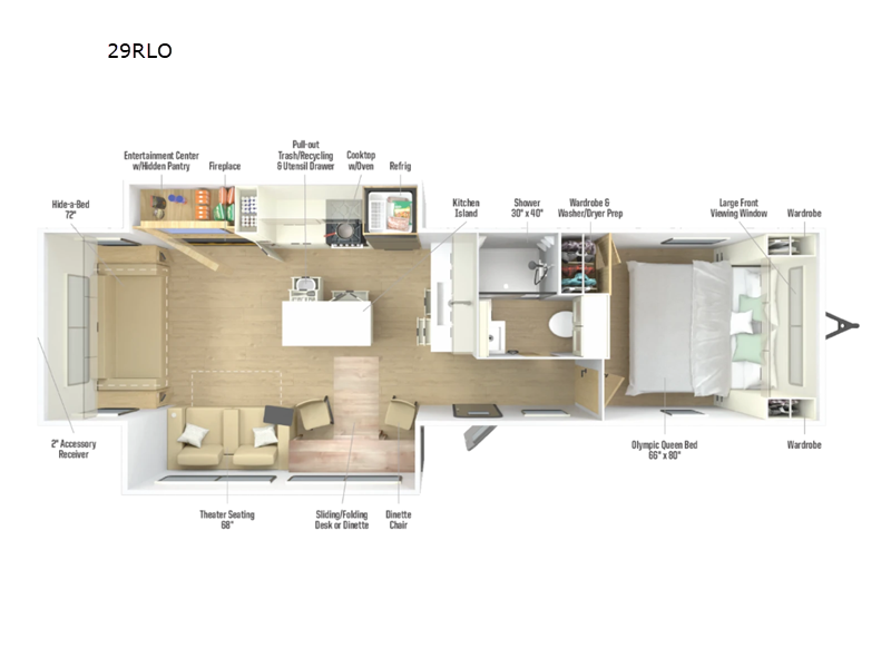 2026 Thrive 29RLO floor plan