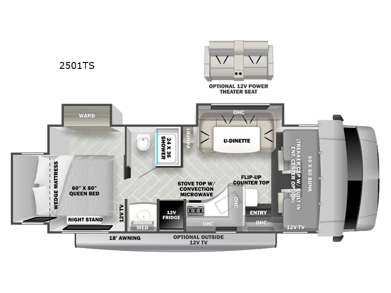 2024 Forester 2501CD floor plan
