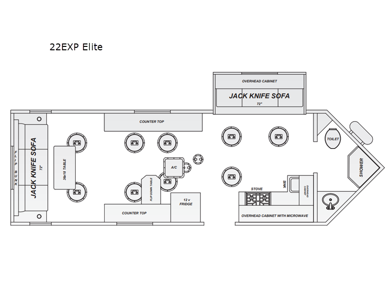 2027 Glacier Ice House EXPLORER floor plan
