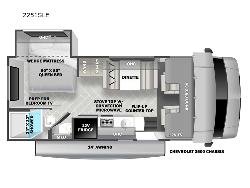 2024 Forester 2251CD floor plan