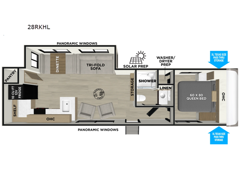 2026 Salem Hemisphere 28RKHL floor plan