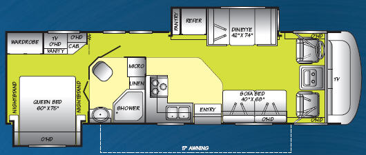 2007 Terra 31M floor plan