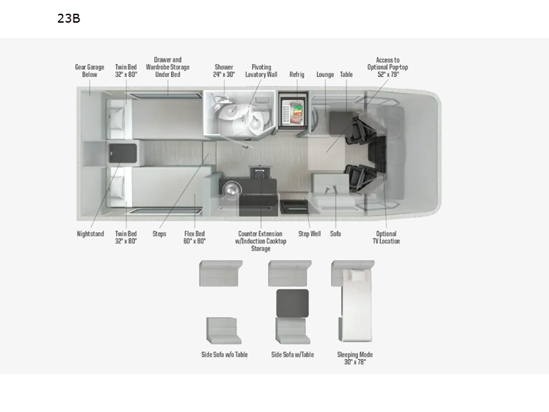 2027 Ekko 23B floor plan