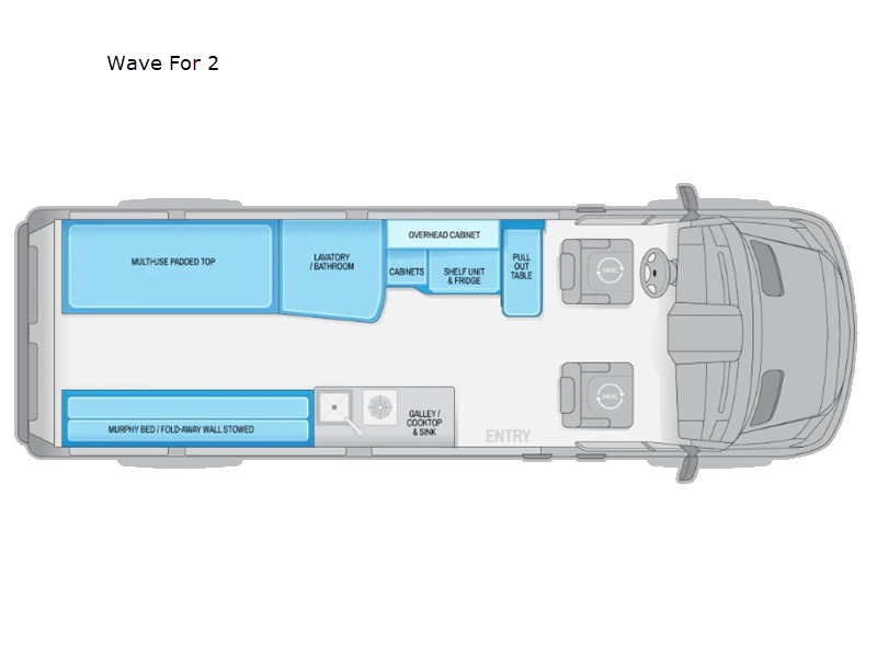 2026 Westfalia Wave For 2 floor plan