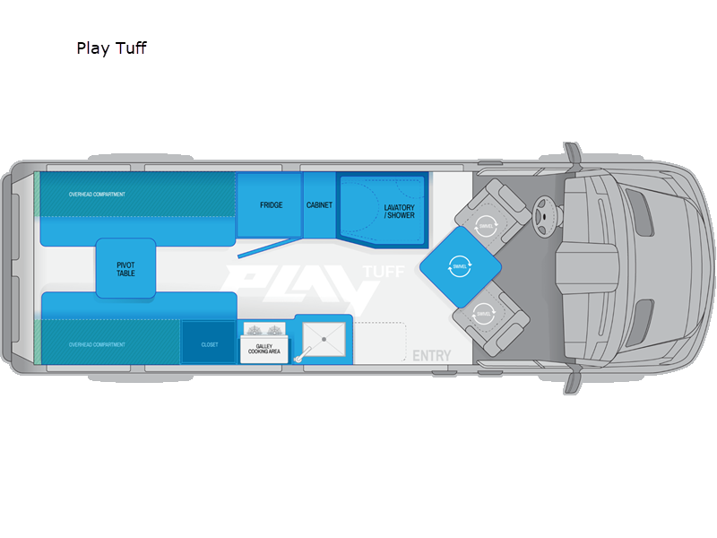2026 Roadtrek Play Tuff floor plan
