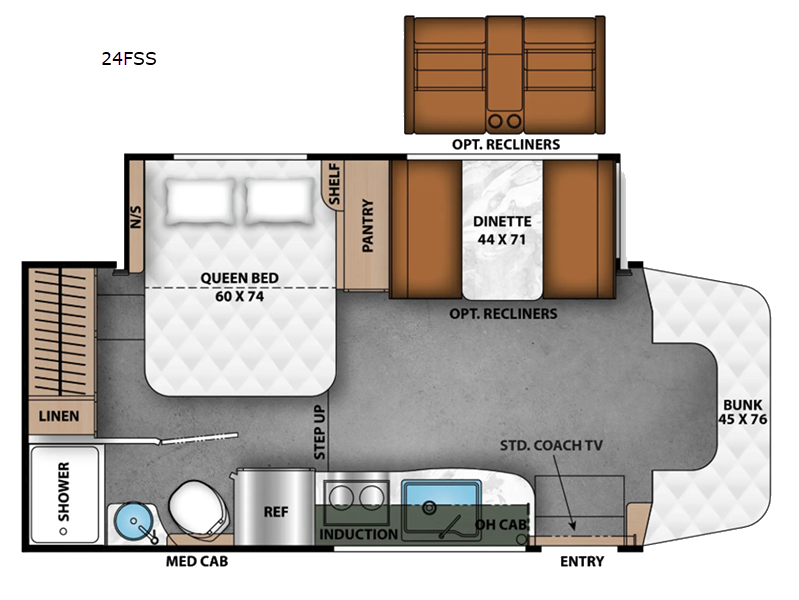 2027 Prism 24FS floor plan