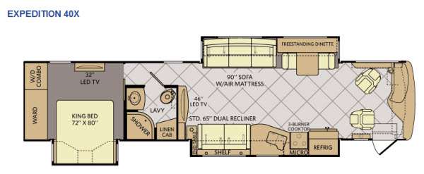 2014 Expedition 40X floor plan