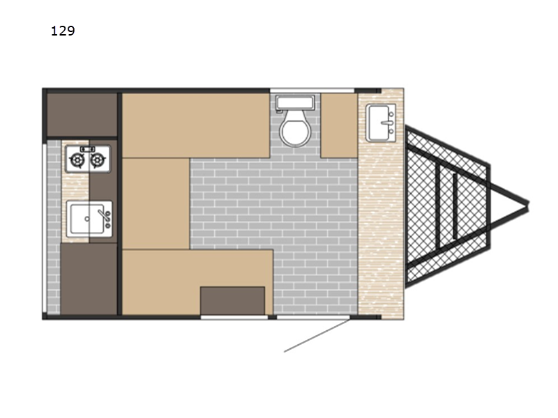 2026 SunRay 129 floor plan