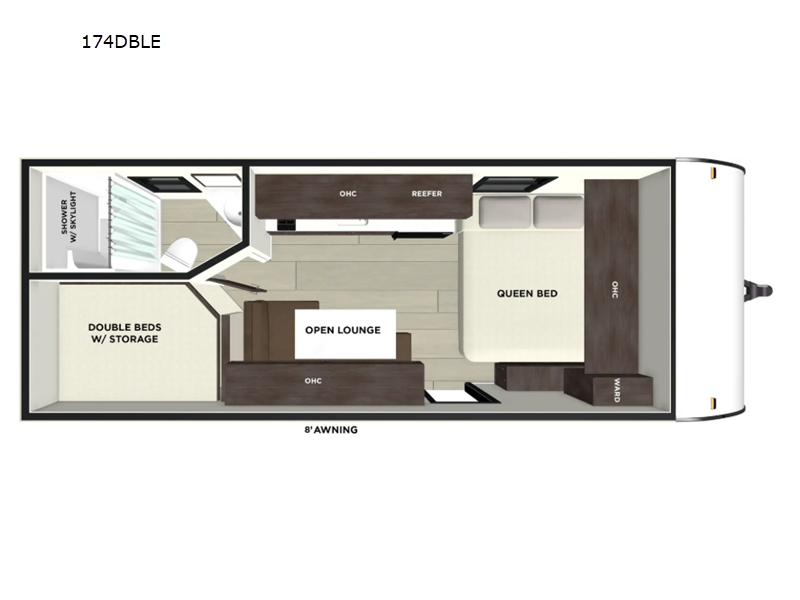 2026 Salem FSX 174DBLE floor plan