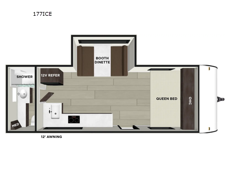 2026 Salem FSX 177ICE floor plan