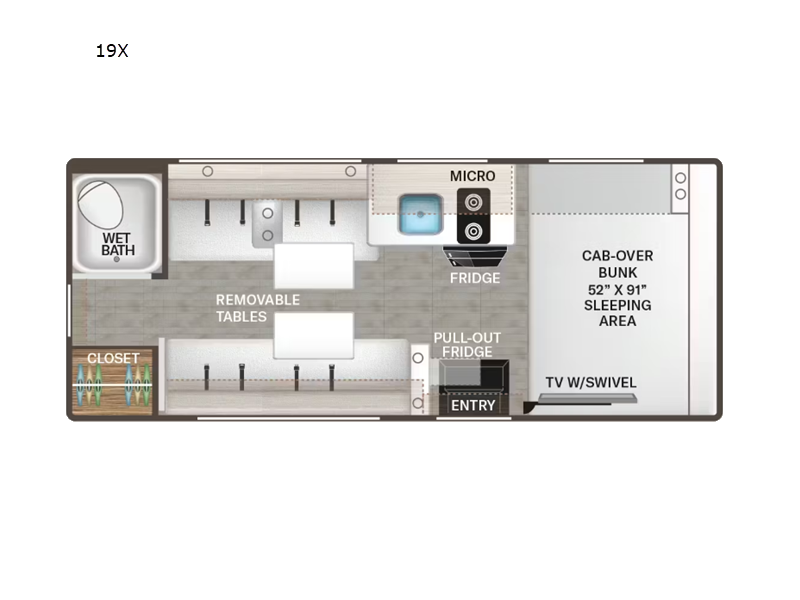 2027 Chateau 19X floor plan