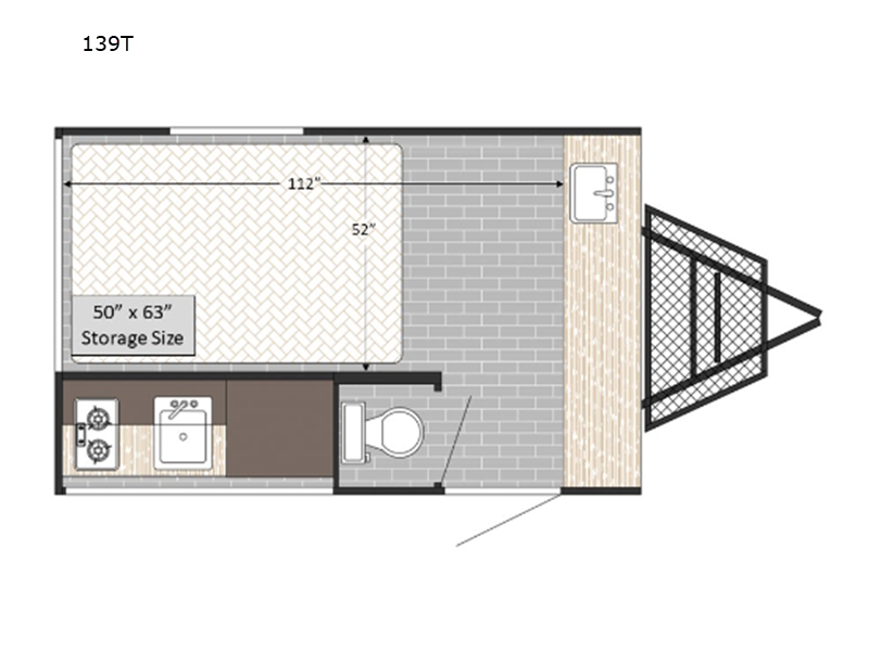 2026 Sunray 139T floor plan
