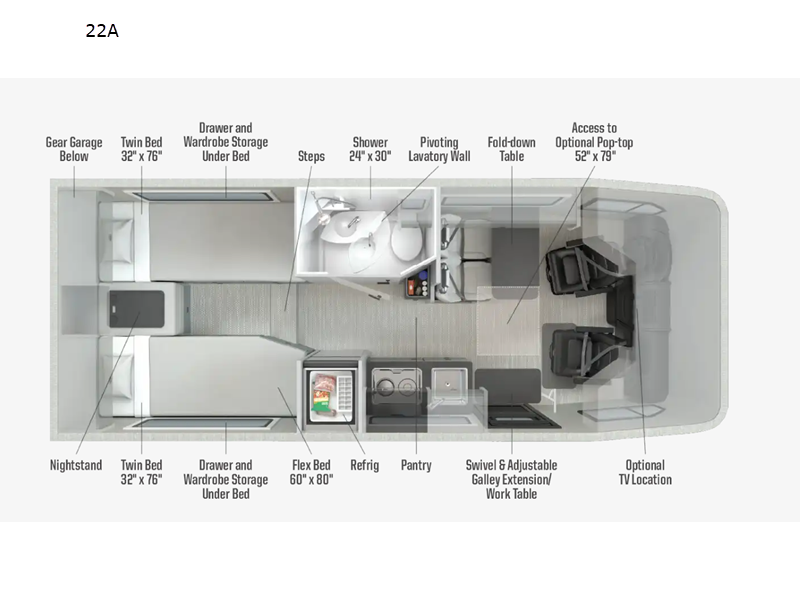 2027 EKKO 22A floor plan
