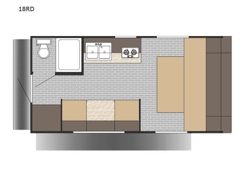 2026 Sun Lite 18RD floor plan
