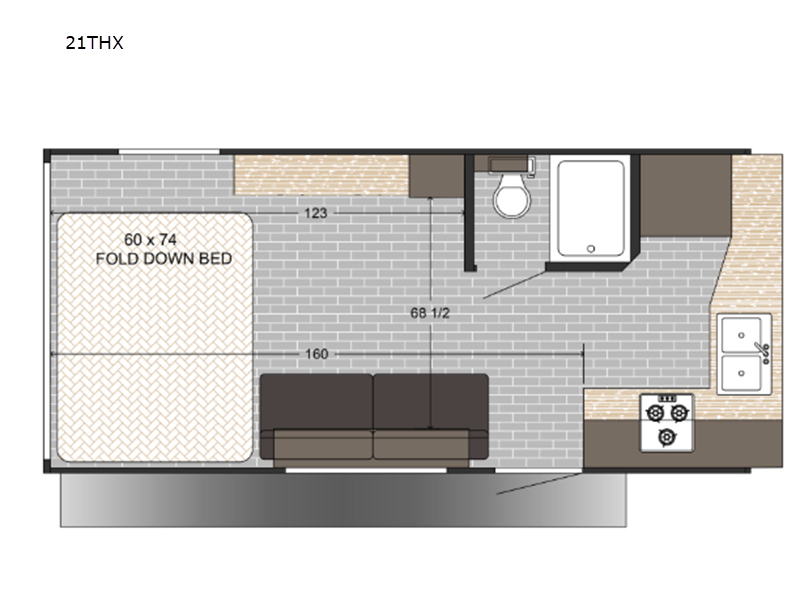 2026 Sunlite 21TH floor plan
