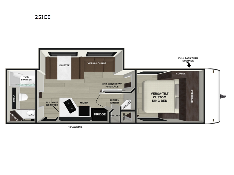 2027 Salem Cruise Lite 25ICE floor plan