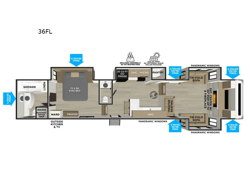 2026 Salem Hemisphere Elite 36FL floor plan