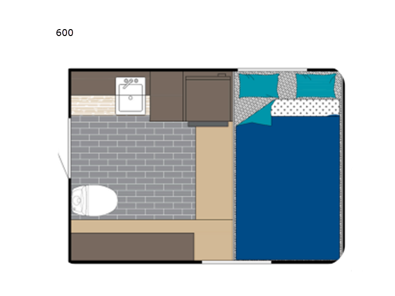 2027 Sun Trek 600 floor plan
