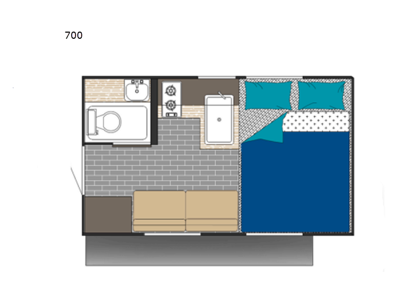 2027 Sun Trek 700 floor plan