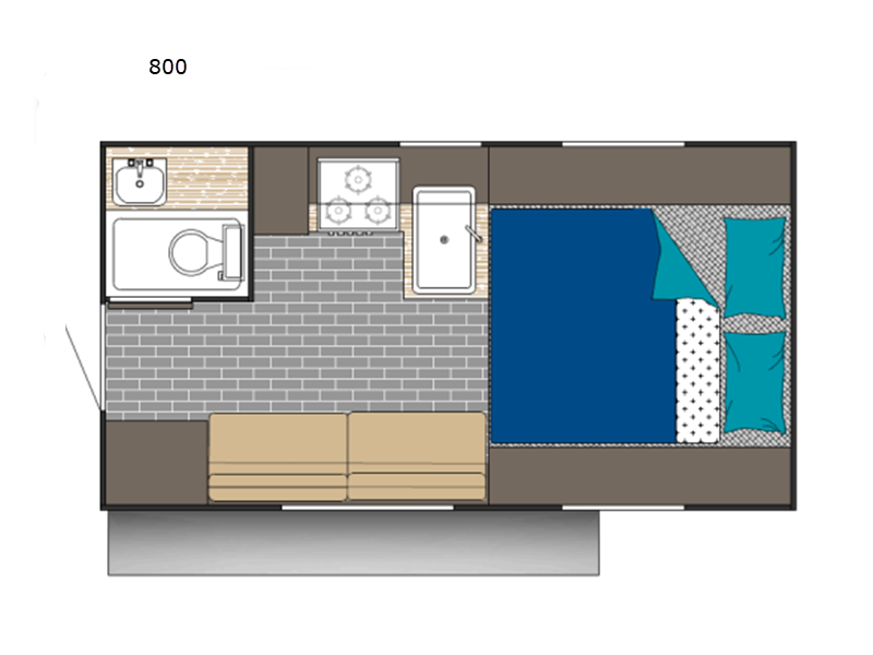 2027 Sun Trek 800 floor plan